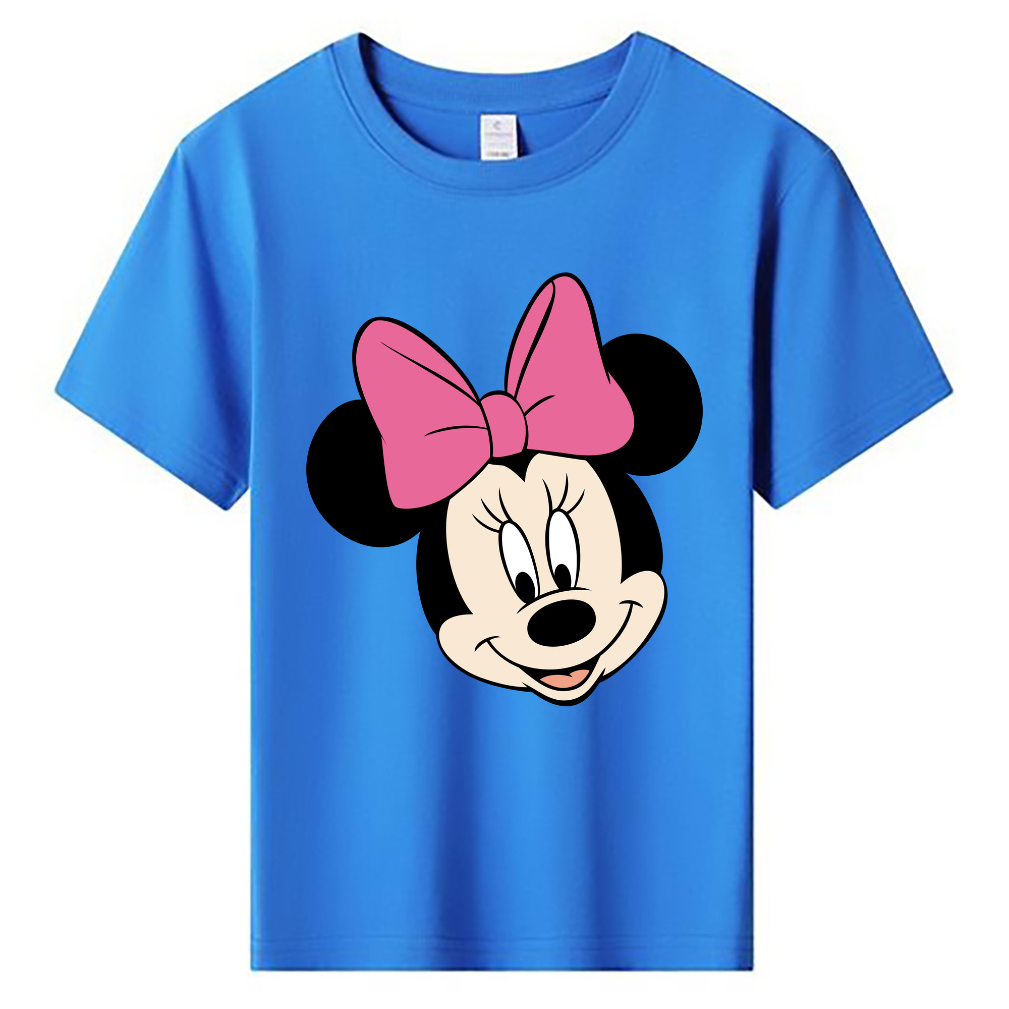 ミッキーマウス Mickey Mouse 綿100％キッズTシャツ（フロントプリント）